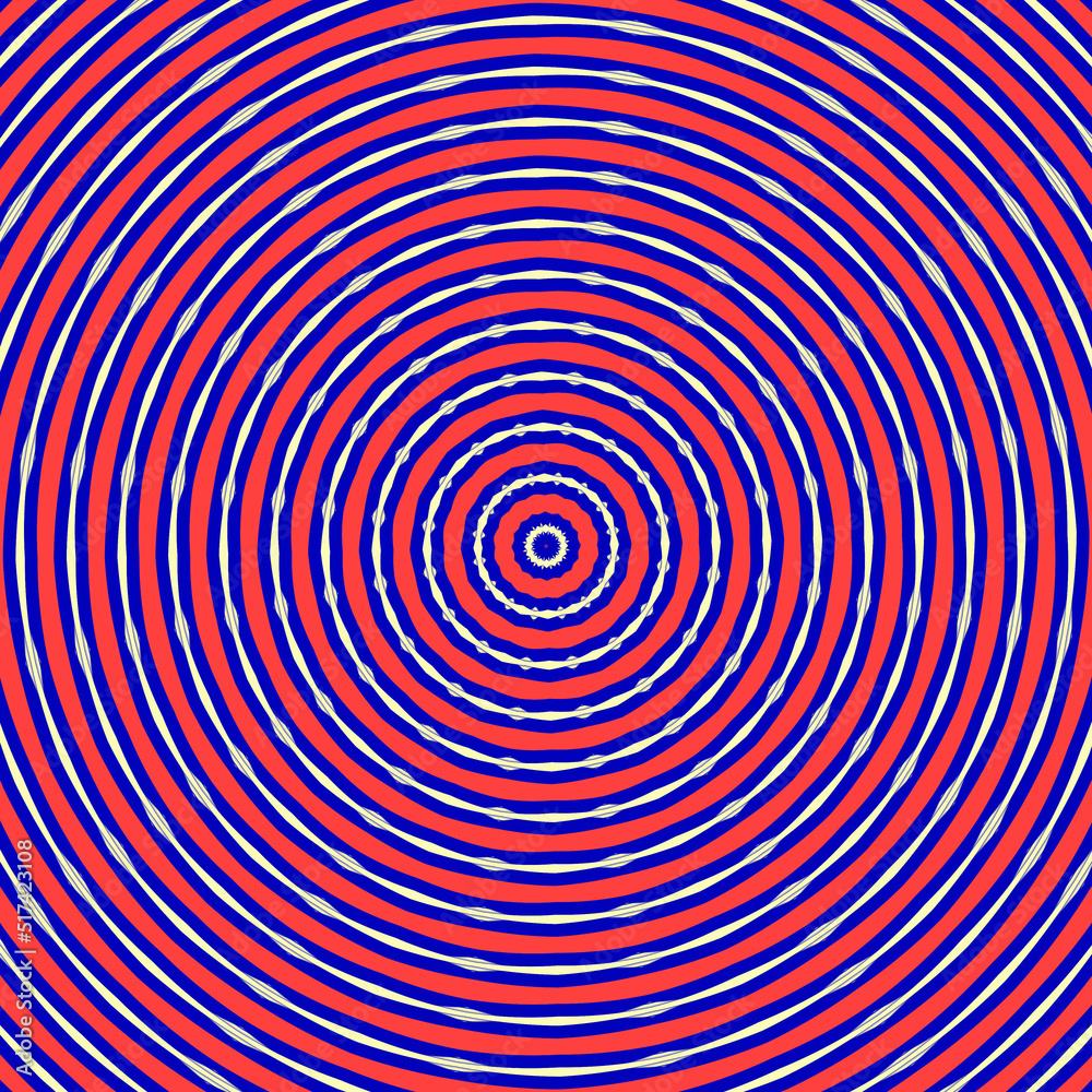 Purple round shapes, red and blue background Purple round shapes, red and blue background