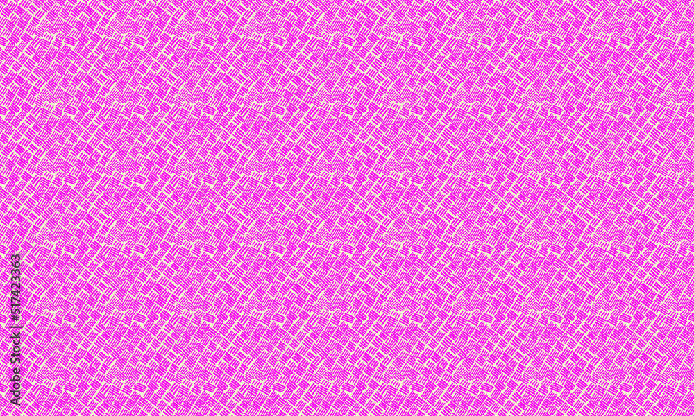 Hand-drawn Seamless  vector background pattern design. Perfect for fabric textures, wrapping paper art and wallpaper illustration. This vector graphic contais a cream background and pink elements.