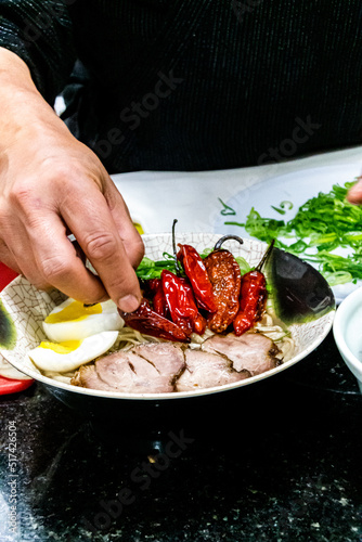 Delicioso plato de ramen