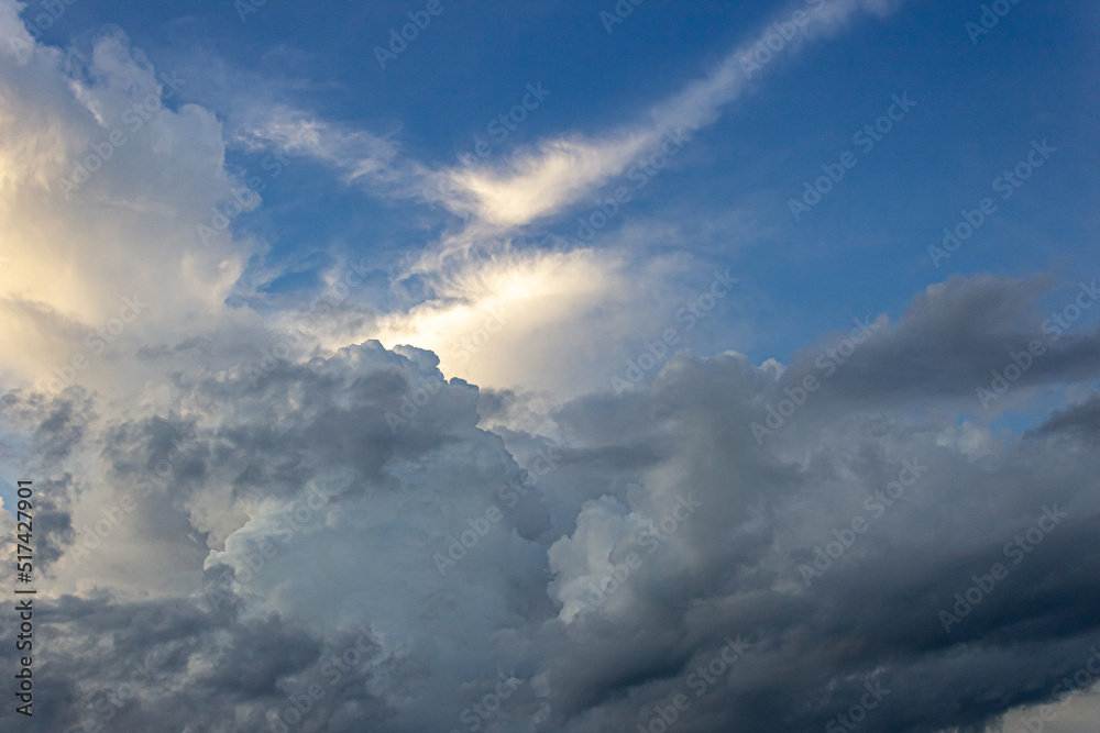 clouds in the sky