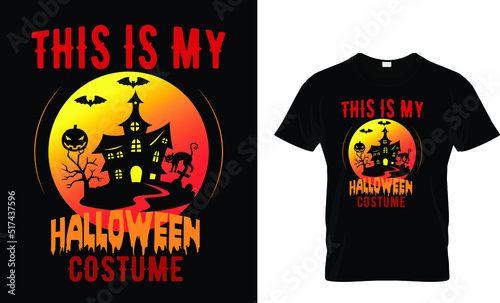 This is my Halloween costume t-shirt design