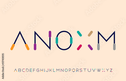 Editable modern minimal stylish calligraphy capital alphabet letter logo design