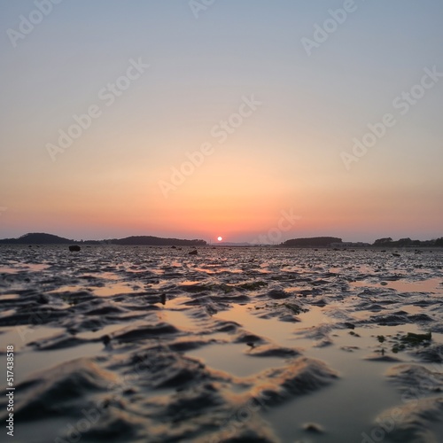 фотографія Sunset in Dae-bu-do in South Korea