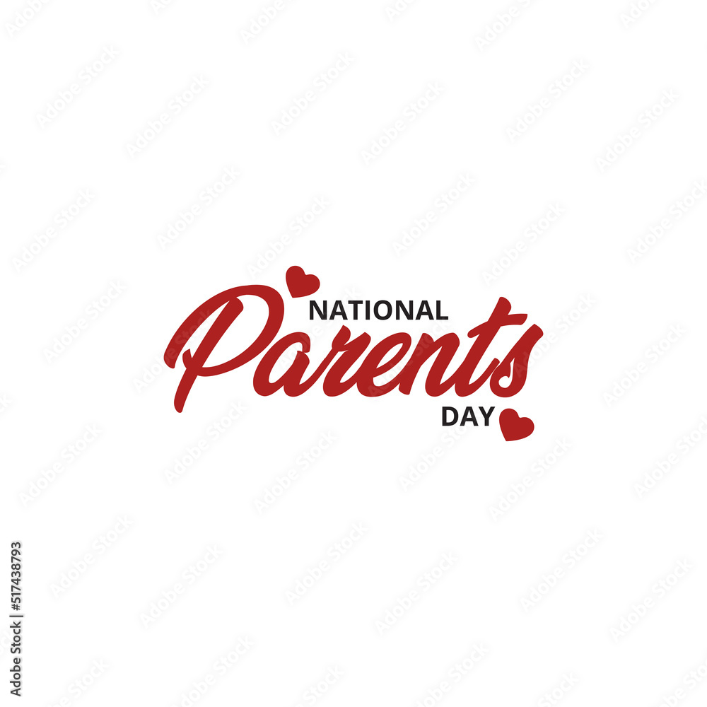 National Parents Day Vector Illustration National Parents Day Vector Illustration