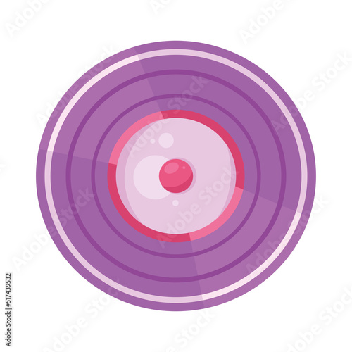 vinyl disk purple