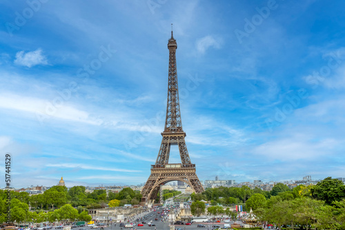 Eiffel Tower and Cirrus Clouds