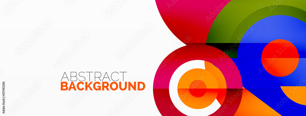 Rings and circles geometric abstract background for wallpaper, banner, backdrop Rings and circles geometric abstract background for wallpaper, banner, backdrop