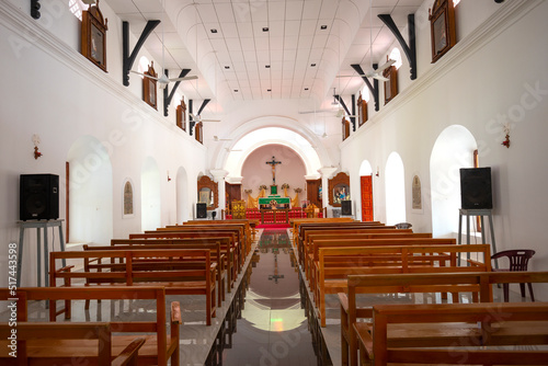 Interior of St. Mary's Cathedral, Trincomalee © sikaraha
