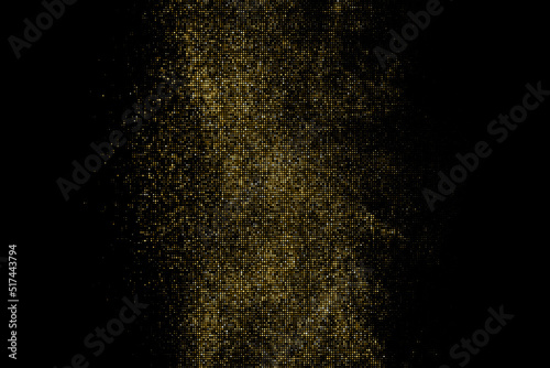 Wallpaper Mural Golden Explosion Of Confetti. Gold Glitter Halftone Dotted Backdrop. Abstract Retro Pattern. Pop Art Style Background. Digitally Generated Image. Vector Illustration, Eps 10.   Torontodigital.ca