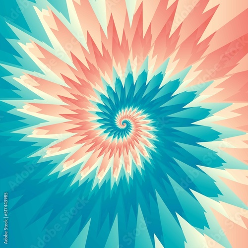 Abstract  swirl background. Tie dye pattern. Vector illustration.