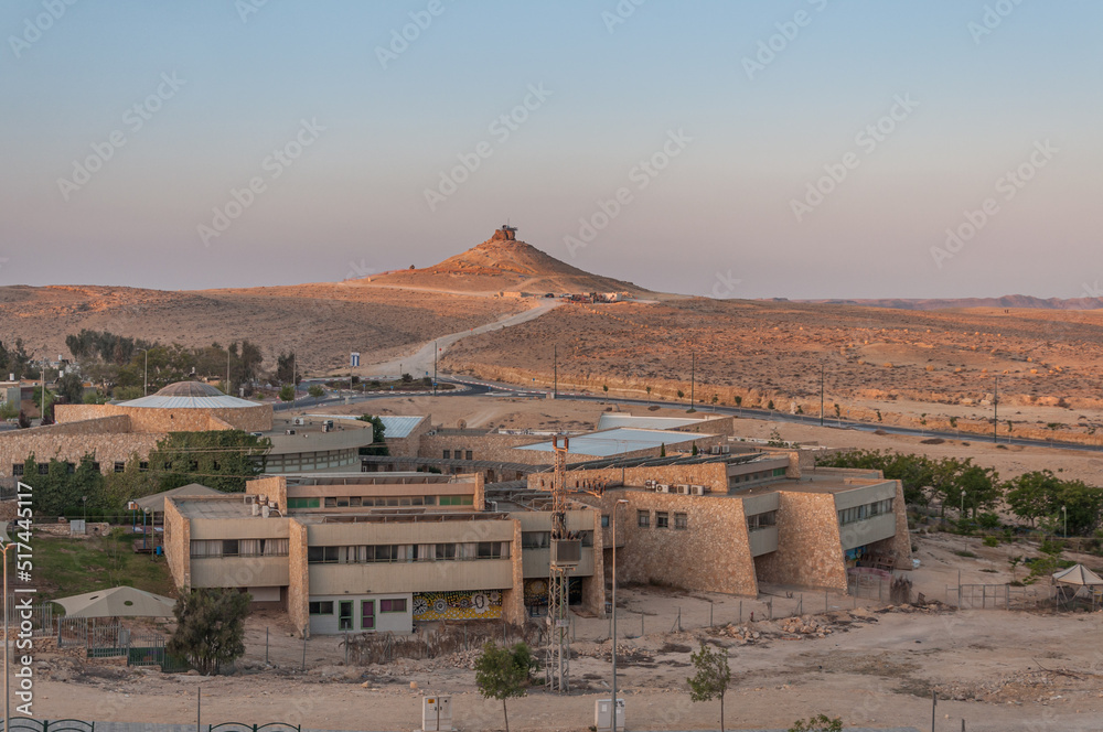Mitzpe Ramon dans le désert du Neguev en Israël