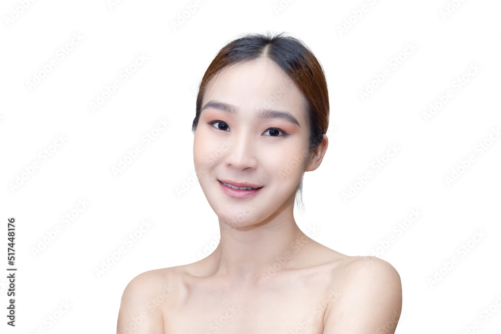Portrait of Asian Woman For Skincare Concept Portrait of Asian Woman For Skincare Concept