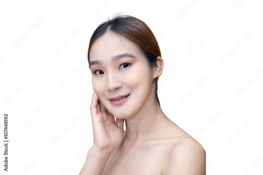 Portrait of Asian Woman For Skincare Concept Portrait of Asian Woman For Skincare Concept