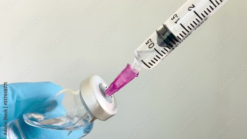 Medical hand gloves dispose drug insulin needle syringe,concept flu