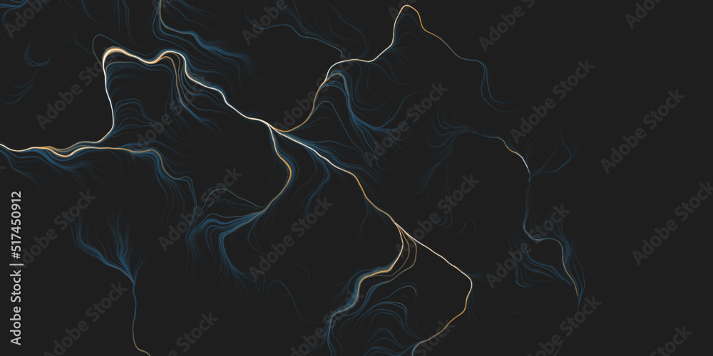Abstract Dark Modern Style Geometric Background Design, Blue and White 3D Flowing Flashing Spreading Curving Lines Pattern - Dark Digitally Generated Line Art, Template in Editable Vector Format Abstract Dark Modern Style Geometric Background Design, Blue and White 3D Flowing Flashing Spreading Curving Lines Pattern - Dark Digitally Generated Line Art, Template in Editable Vector Format