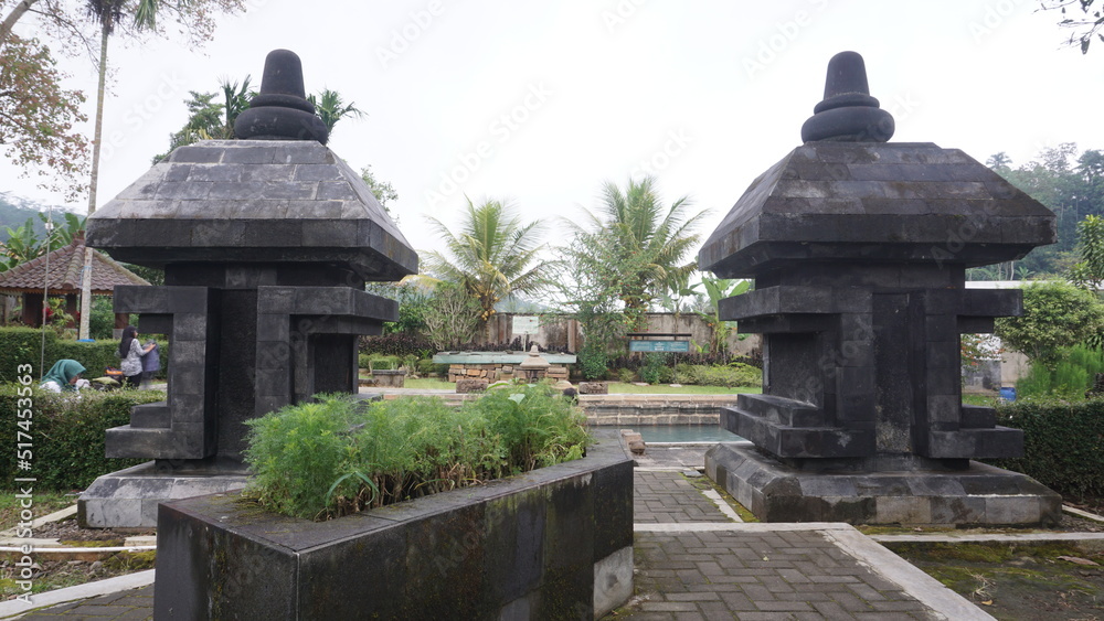 Umbul Temple is an ancient temple where warm water also exist here in Magelang, Central Java, Indonesia Umbul Temple is an ancient temple where warm water also exist here in Magelang, Central Java, Indonesia