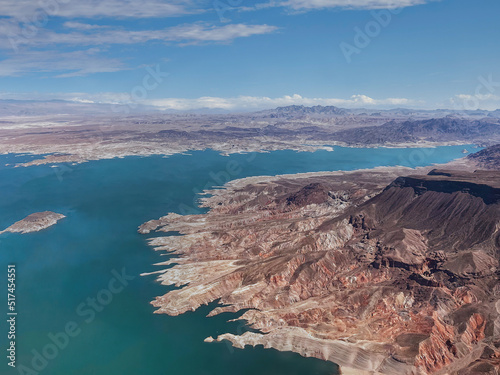 Aerial view of Lake Mead