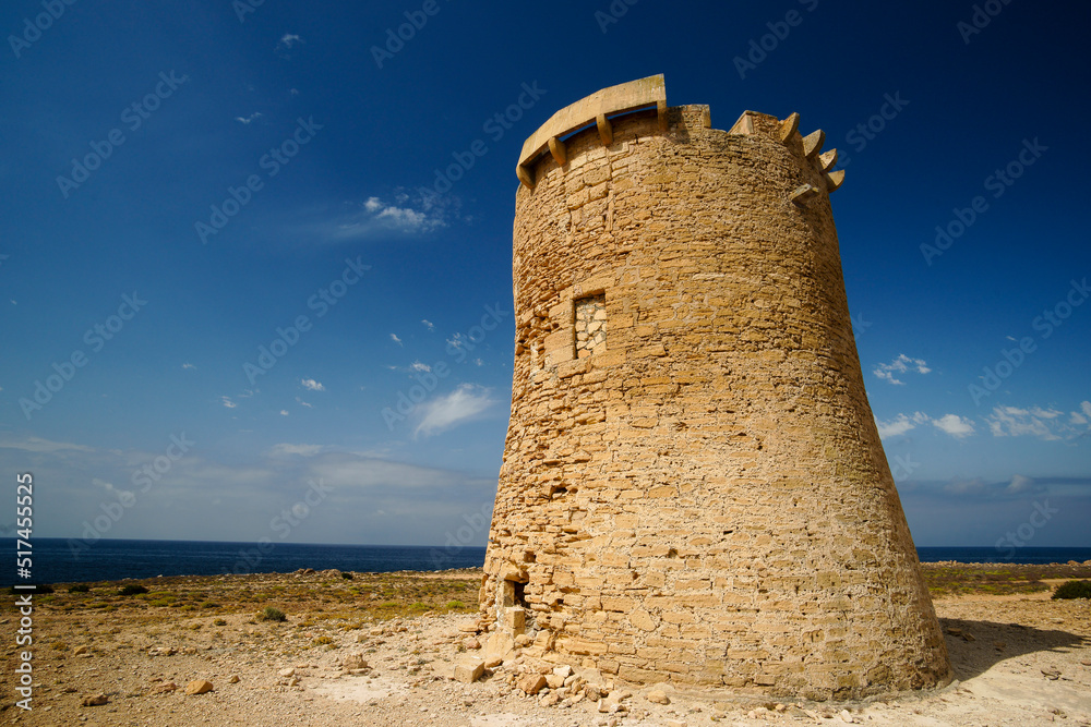 Torre de S' Estalella (s.XVI).Llucmajor.Mallorca.Baleares.España.