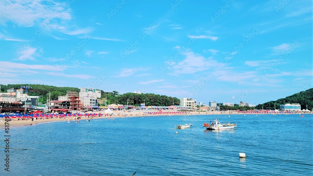 view of the bay of the city