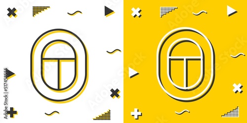 egypt line icon. Simple outline style.egypt linear sign. Vector illustration isolated on white background. Editable stroke EPS 10