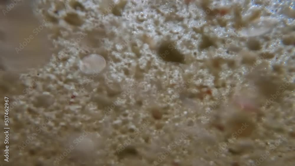 A closeup view of the ocean waves lapping up on the beach. A closeup view of the ocean waves lapping up on the beach.
