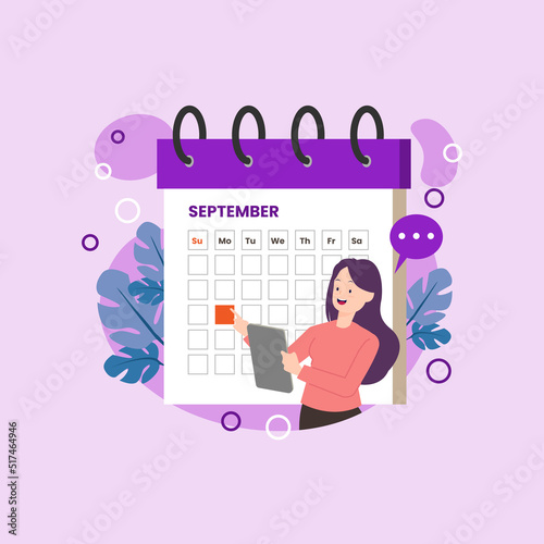 Calendar september scedhule