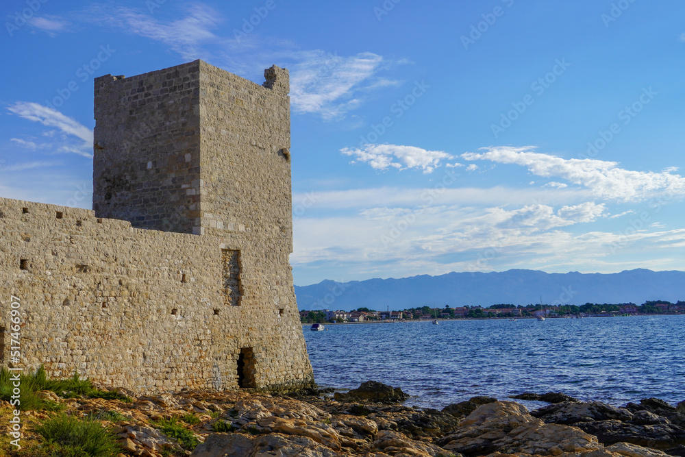 Ancient tower on the sea
