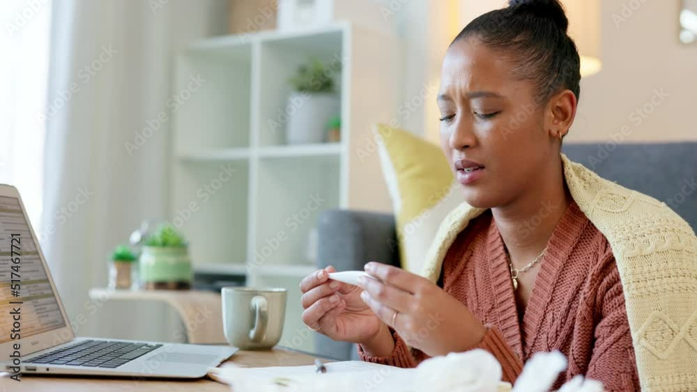 Female professional with covid or a cold isolating and quarantined alone while dealing with a work deadline. Young woman suffering from a cold and trying to get rest while working from home. Female professional with covid or a cold isolating and quarantined alone while dealing with a work deadline. Young woman suffering from a cold and trying to get rest while working from home.