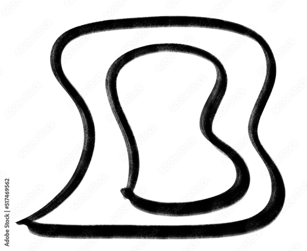 black ink line pebble blob doodle freehand sketch drawing shape form abstrat element black ink line pebble blob doodle freehand sketch drawing shape form abstrat element