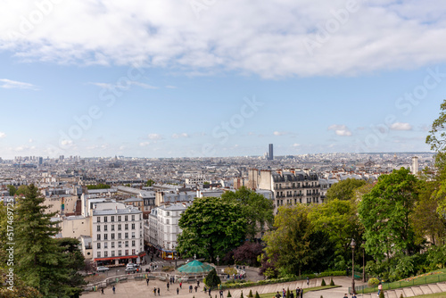 View from Montmartre hill