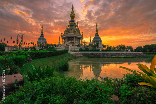 Wat Thung Setthi is one of the most beautiful sculptures in Thailand, Tambon Phra Lap, Amphoe Mueang Khon Kaen, Changwat Khon Kaen, Thailand.