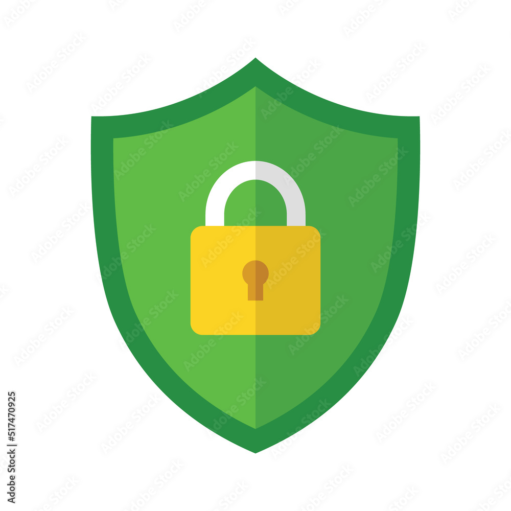 Security vector icon illustration isolated on white background Security vector icon illustration isolated on white background