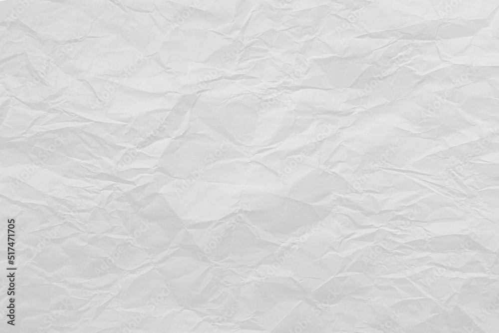Fotografie Blank white paper creasy texture