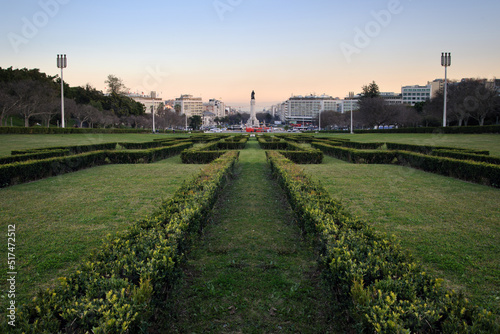 Marquis of Pombal Square Lizbon photo