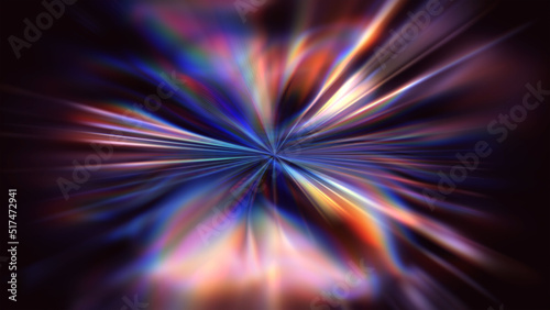 Abstract prism light texture is dynamic colorful to show a swirl motion background. Abstract futuristic background, creative design abstract lay light background, science and technology concepts.