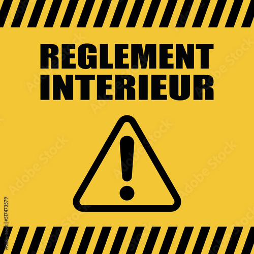 Logo règlement intérieur.
