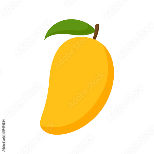 Mango isolated on white background