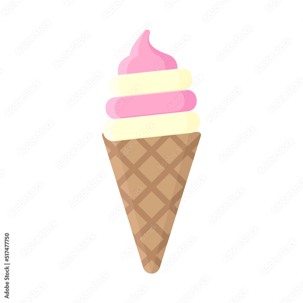 Illustration of Ice Cream Design Icon
