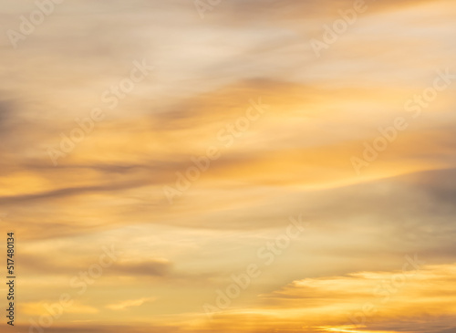 Beautiful sky background with the cloud,Nature abstract concept,sunset of the day,sky abstract. © auttawit