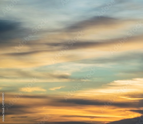 Beautiful sky background with the cloud Nature abstract concept sunset of the day sky abstract.