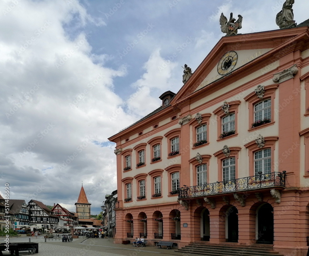 Fototapeta premium das Rathaus von Gengenbach im Kinzigtal