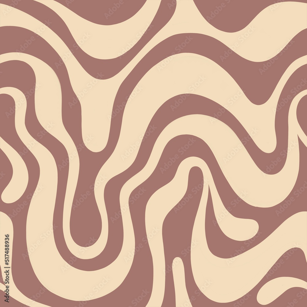 Trippy Retro Seamless pattern. Abstract psychedelic groovy background. 60s-70s wavy style Trippy Retro Seamless pattern. Abstract psychedelic groovy background. 60s-70s wavy style