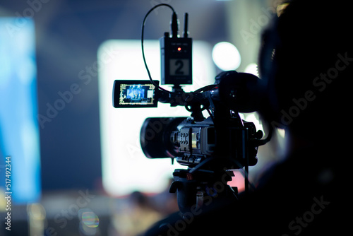 videographer close up, cameraman, man with camera, movie,