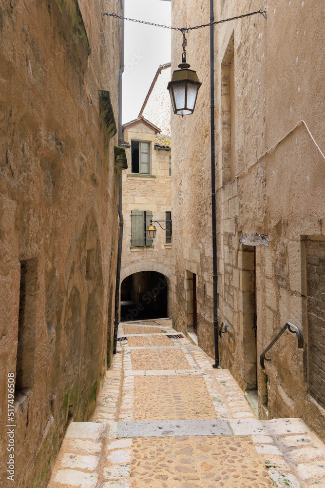 Obraz premium Picturesque street in in Perigueux Dordogne region in southwestern France