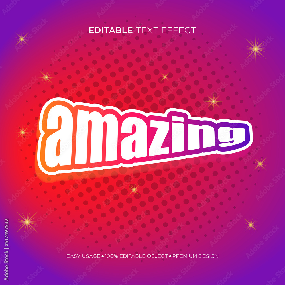 funny amazing title editable art text effect funny amazing title editable art text effect