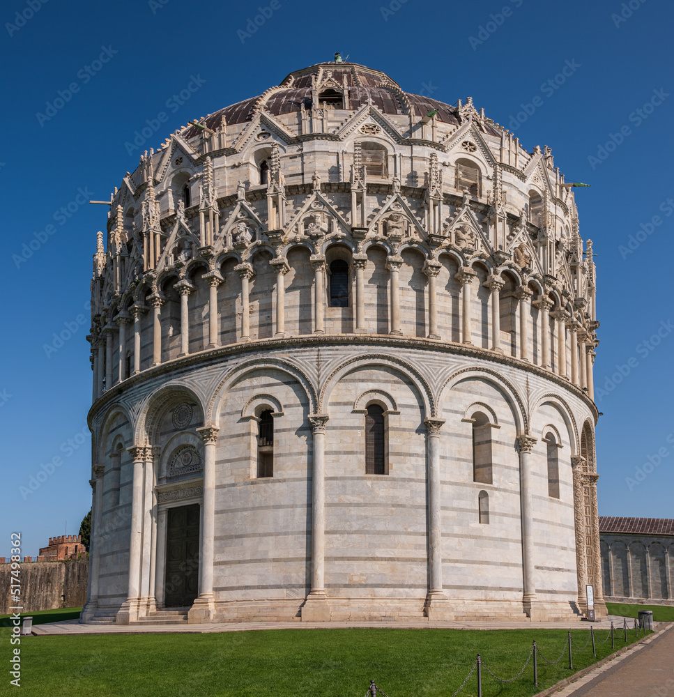 The Baptistery In Pisa