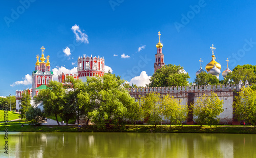 Novodevichy convent view, Moscow, Russia
