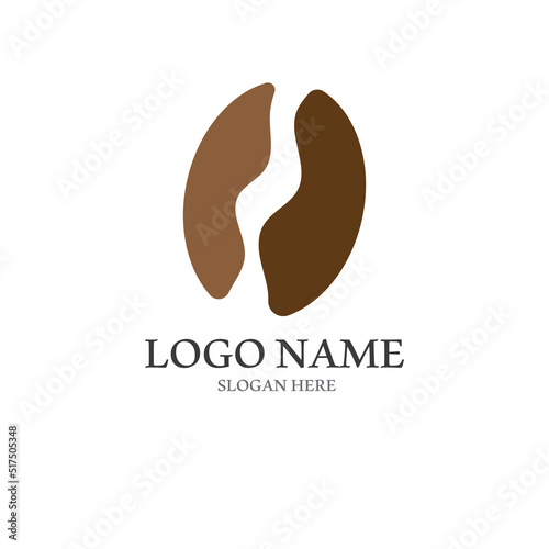 coffee bean icon vector