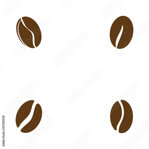 coffee bean icon vector