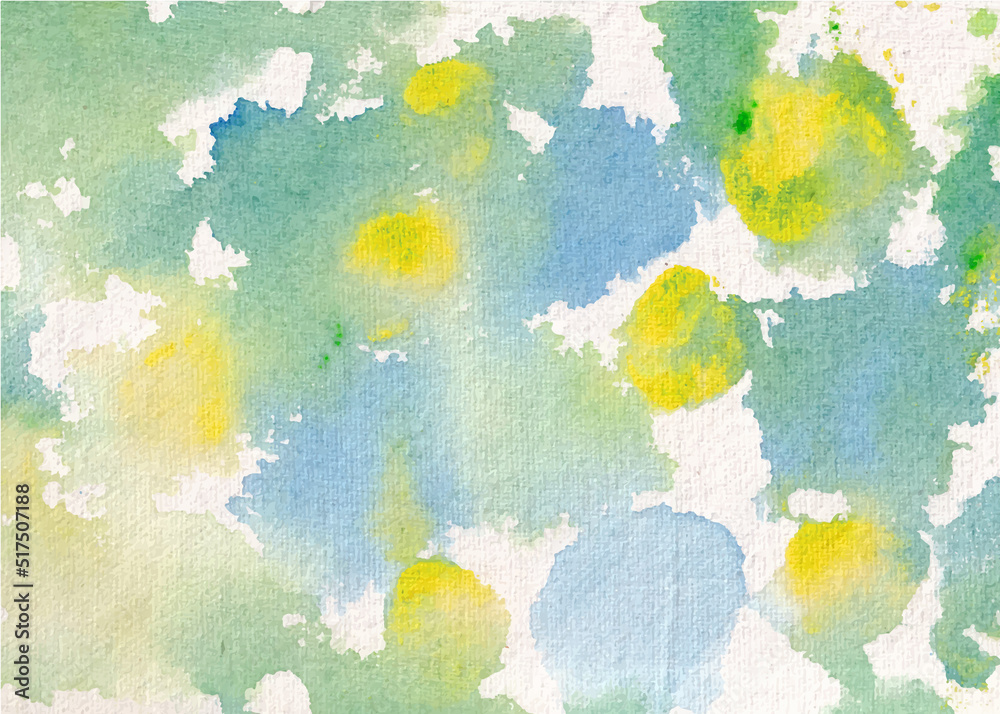 Fototapeta premium Handmade Watercolor Texture Background, Multicolor Handmade Background Premium Vector